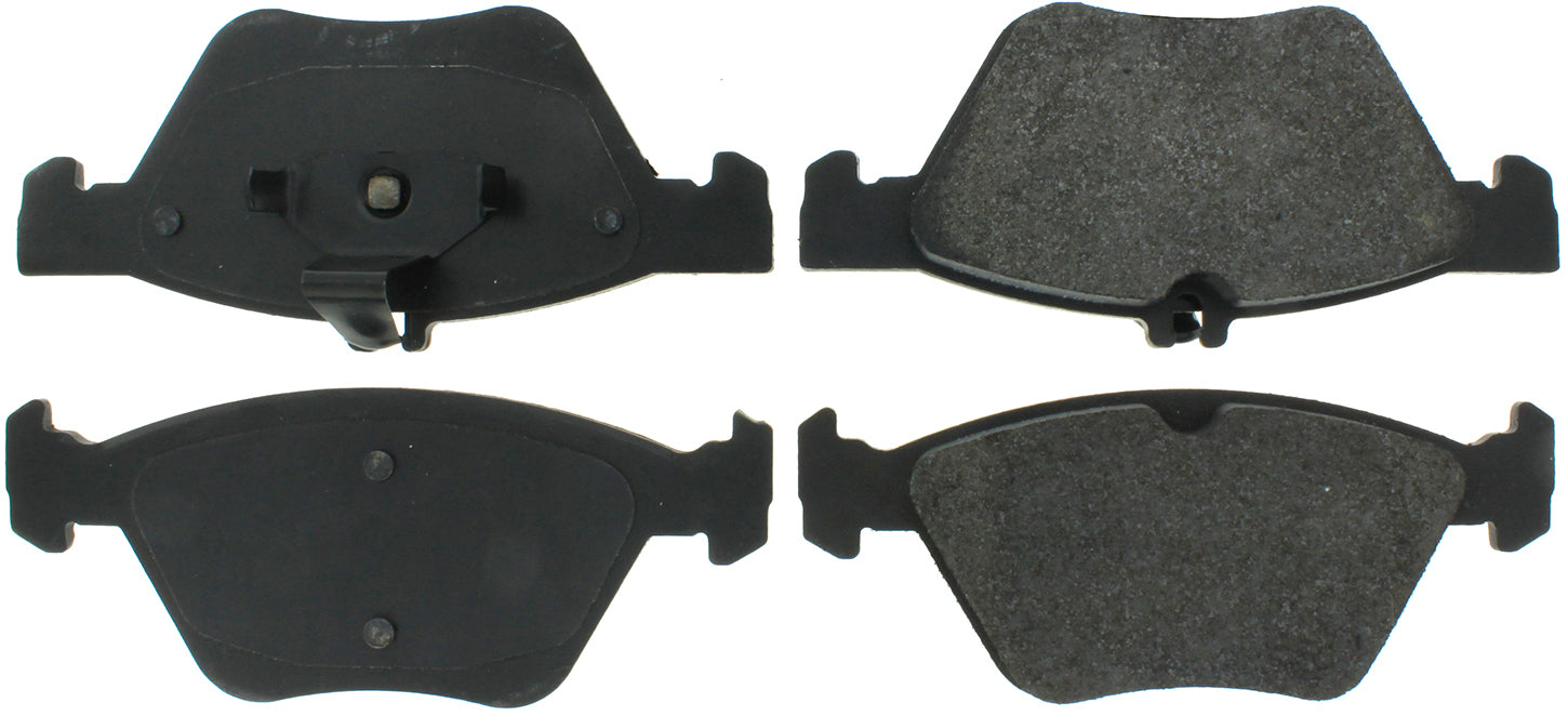 CENTRIC BRAKE PARTS 104.08531 Posi-Quiet Semi-Metallic Brake Pads with Hardwar