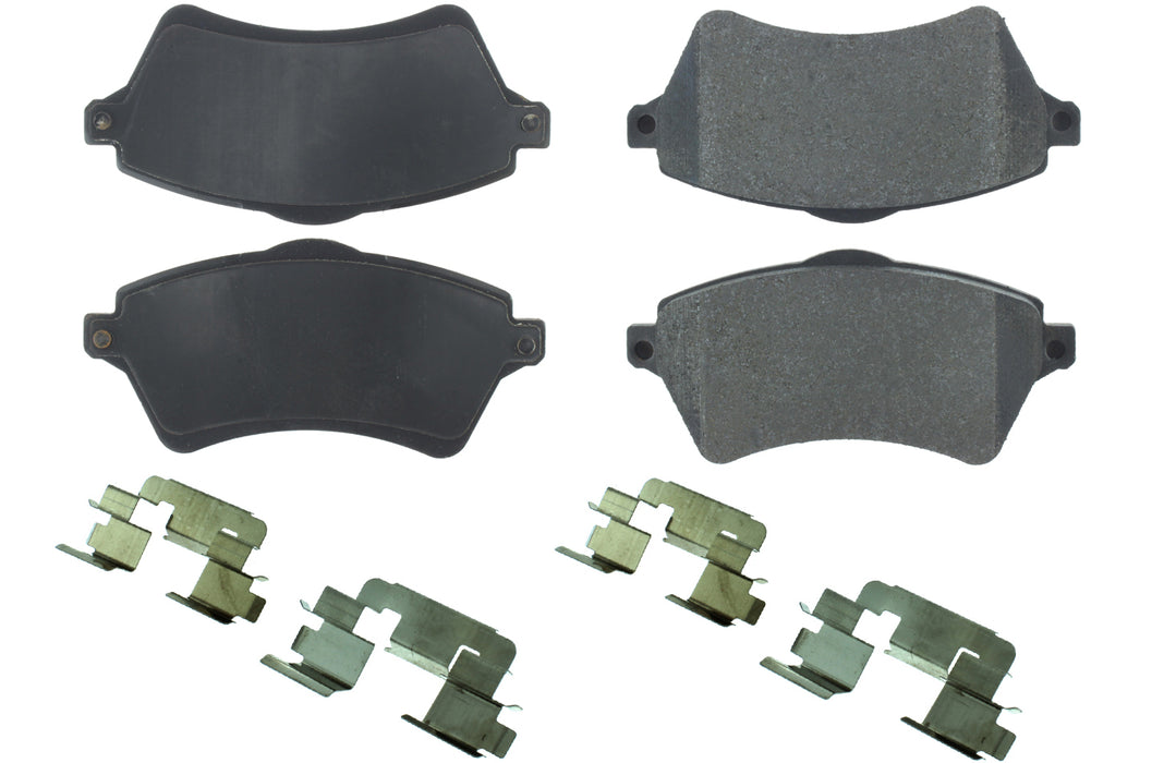 CENTRIC BRAKE PARTS 104.09260 Posi-Quiet Semi-Metallic Brake Pads with Hardwar