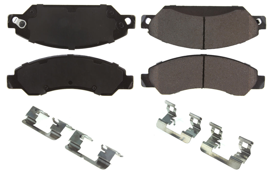 CENTRIC BRAKE PARTS 105.10920 Posi-Quiet Ceramic Brake Pads with Shims and Har