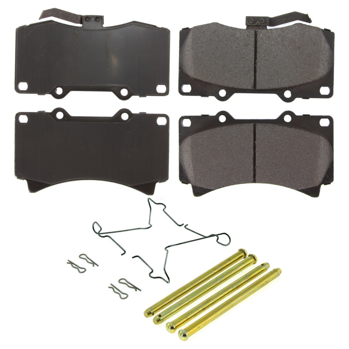 CENTRIC BRAKE PARTS 105.11190 Posi-Quiet Ceramic Brake Pads with Shims and Har