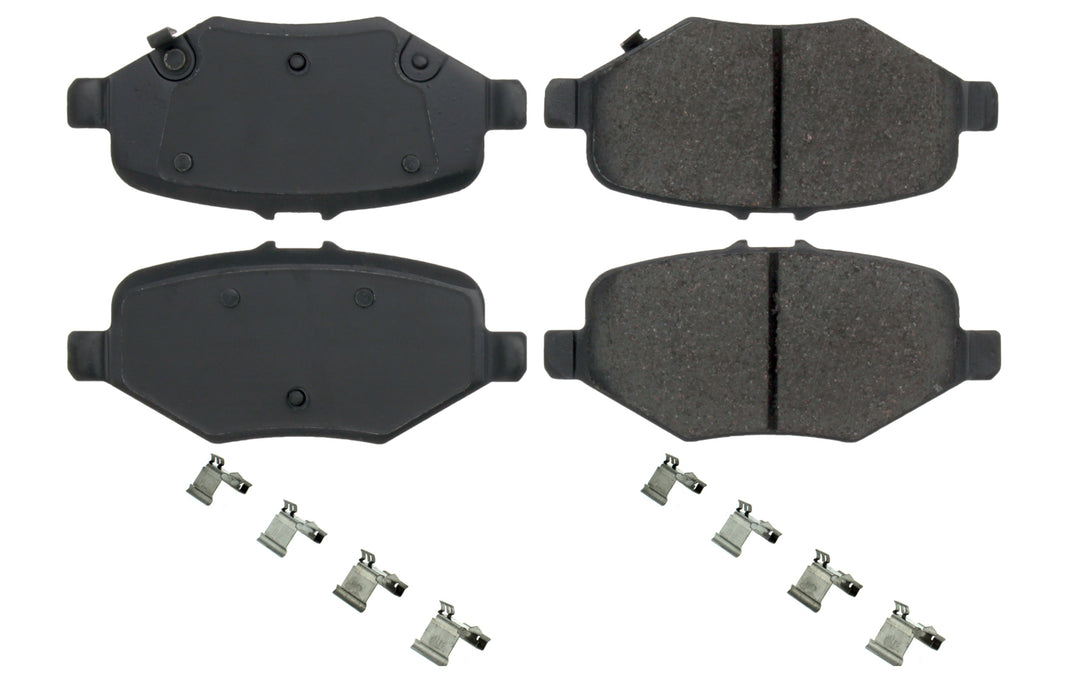 CENTRIC BRAKE PARTS 105.16120 Posi-Quiet Ceramic Brake Pads with Shims and Har
