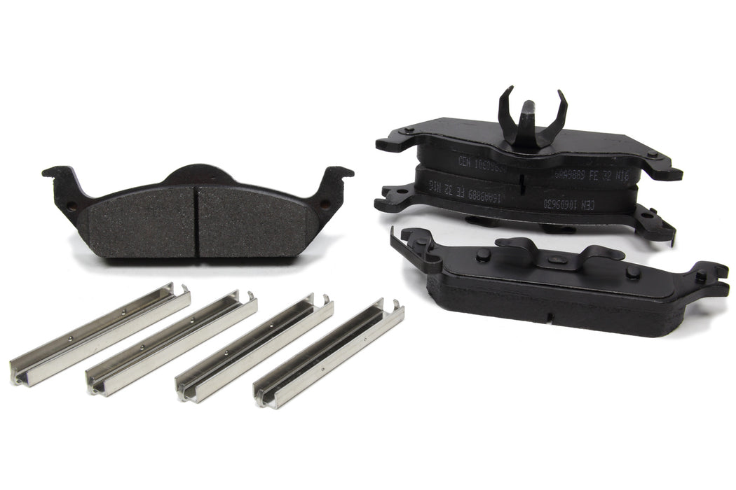 CENTRIC BRAKE PARTS 106.09630 Posi-Quiet Extended Wear Brake Pads with Shims a