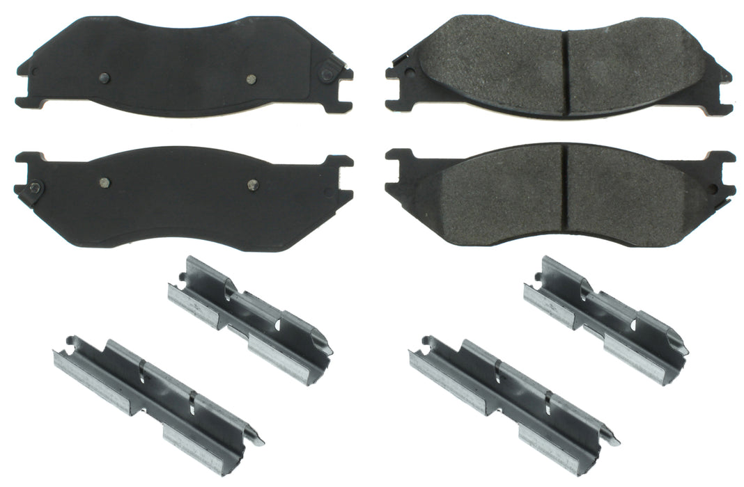 CENTRIC BRAKE PARTS 300.08970 Premium Semi-Metallic Br ake Pads with Shims and