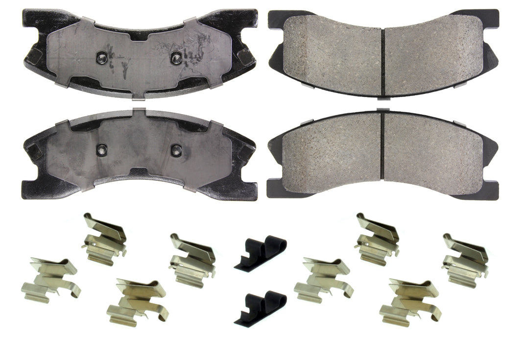 CENTRIC BRAKE PARTS 306.09450 Fleet Performance Brake Pads with Hardware