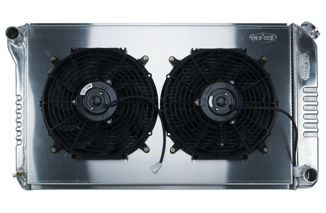 COLD CASE RADIATORS GMA42K 68-72 A-Body Radiator MT Dual 12in Fan
