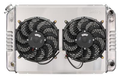 COLD CASE RADIATORS LMM576K 79-93 Mustang LS Swap Swap Radiator w/Fan