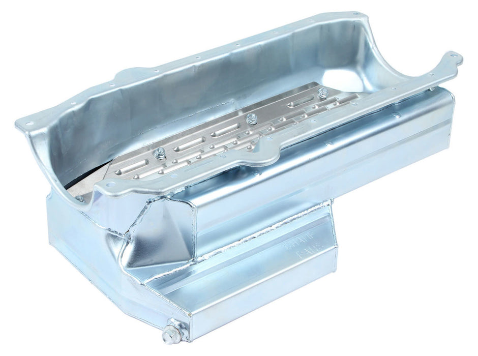 CHAMP PANS CP106KORB SBC Oil Pan - 6.5 Deep w/Kick-Out 86-Up
