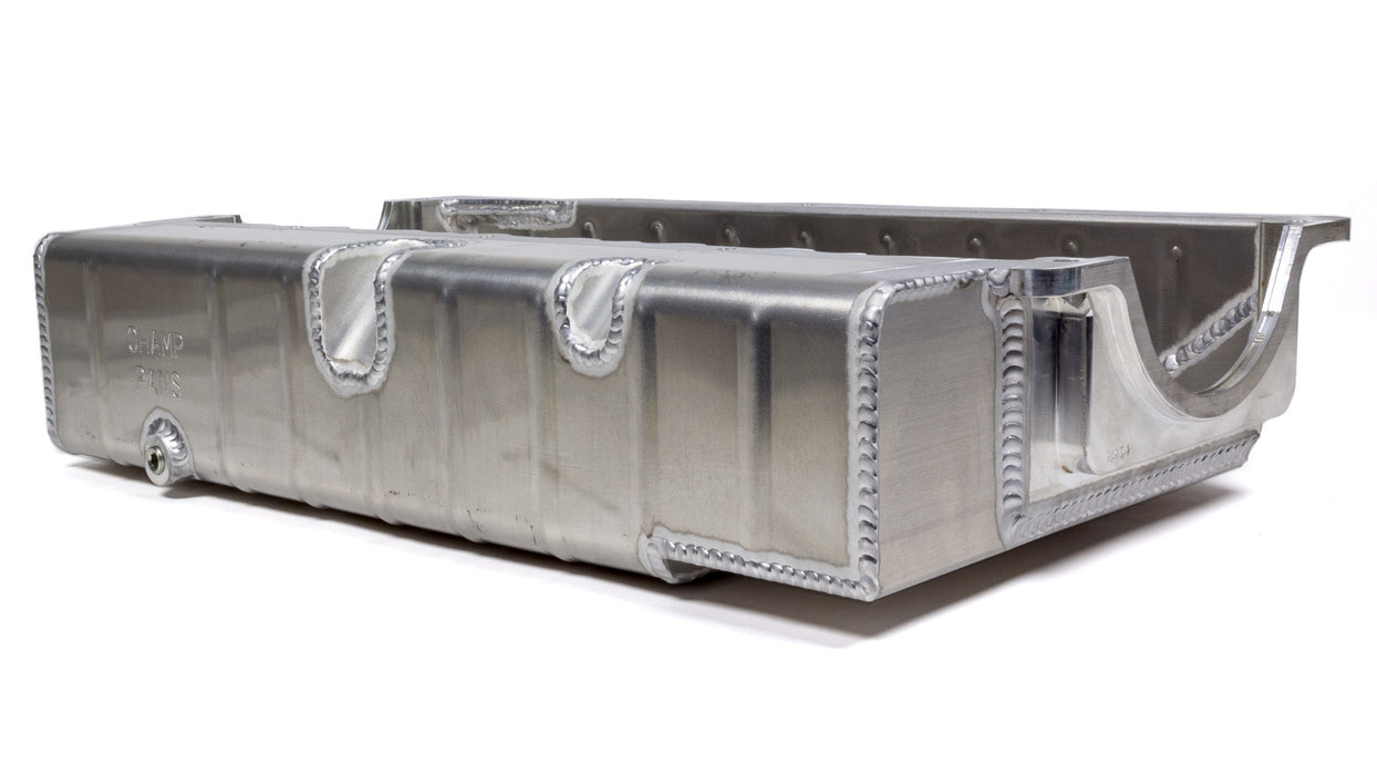 CHAMP PANS PRO172L3A SBC Aluminum Oil Pan - Dry-Sump w/4-1/4 Depth