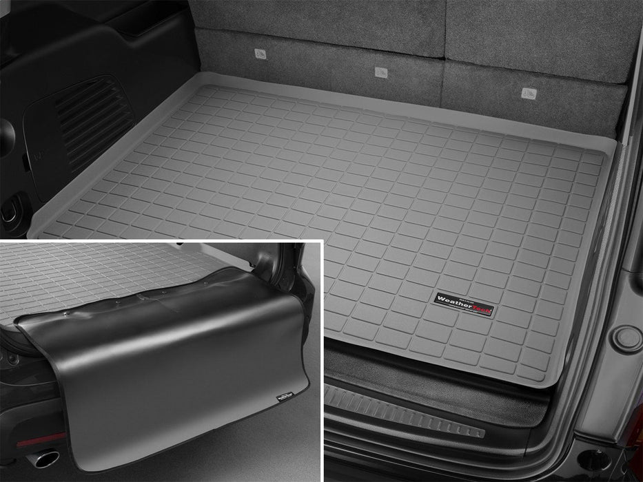 Weathertech 42678SK - Cargo Liner w/Bumper Protector Behind Third Row Seating Gray - Truck Part Superstore
