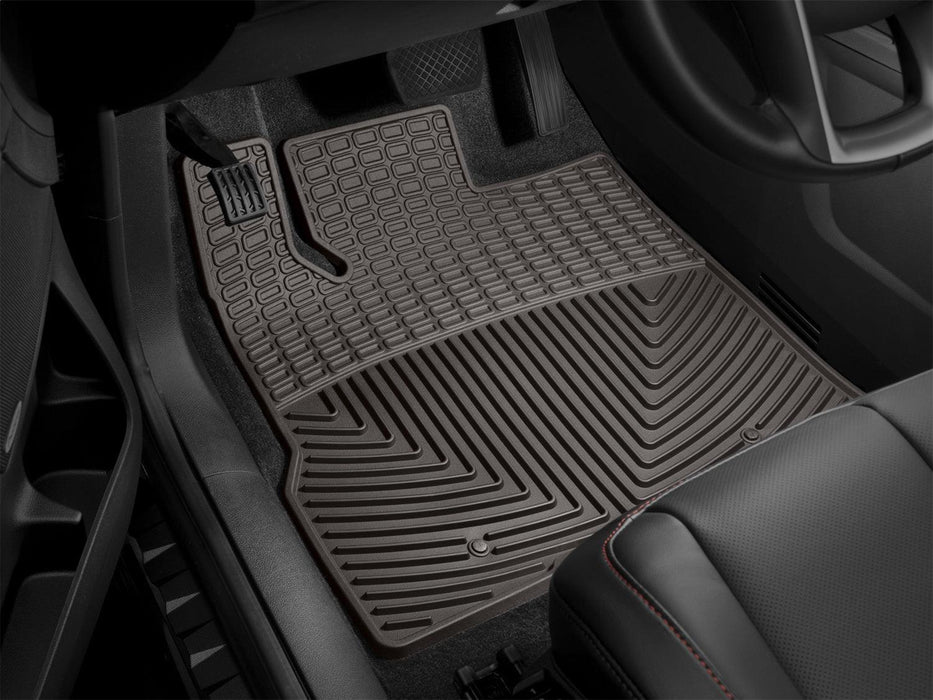Weathertech W558CO - All Weather Floor Mats Cocoa Rear Rubber - Truck Part Superstore