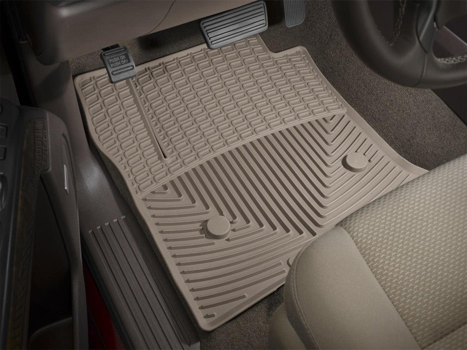 Weathertech W575TN - All Weather Floor Mats Tan Front - Truck Part Superstore