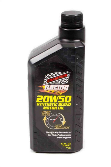 CHAMPION BRAND 4111H 20w50 Synthetic Racing Oil 1Qt