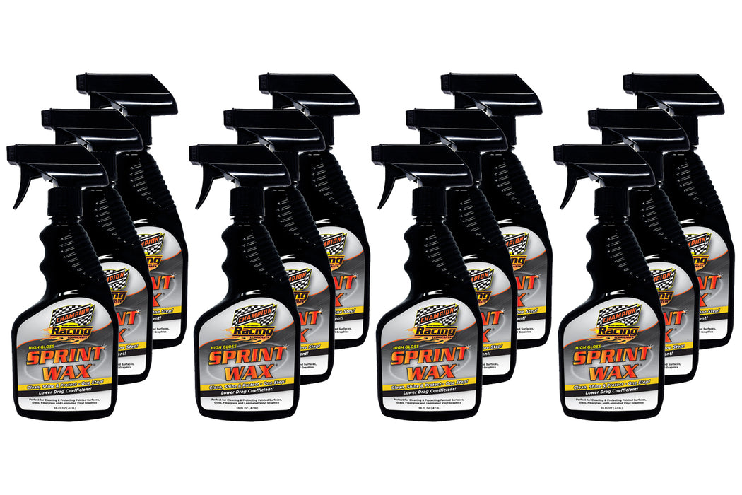 CHAMPION BRAND 4301S-12 Sprint Wax 12x22 oz.