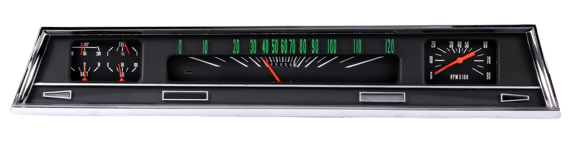 CLASSIC INSTRUMENTS CV66B 66-67 Chevelle Gauges Black
