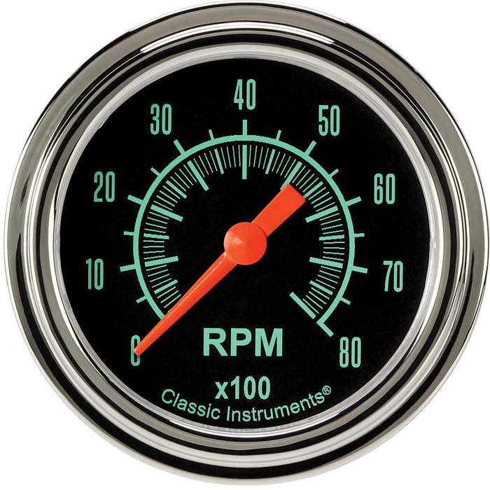 CLASSIC INSTRUMENTS GS383SLF G/Stock Tachometer 2-5/8 Full Sweep