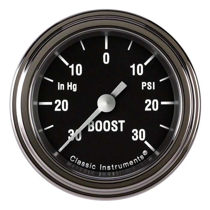 CLASSIC INSTRUMENTS HR141SLF Hot Rod Boost/Vac 2-1/8 Full Sweep