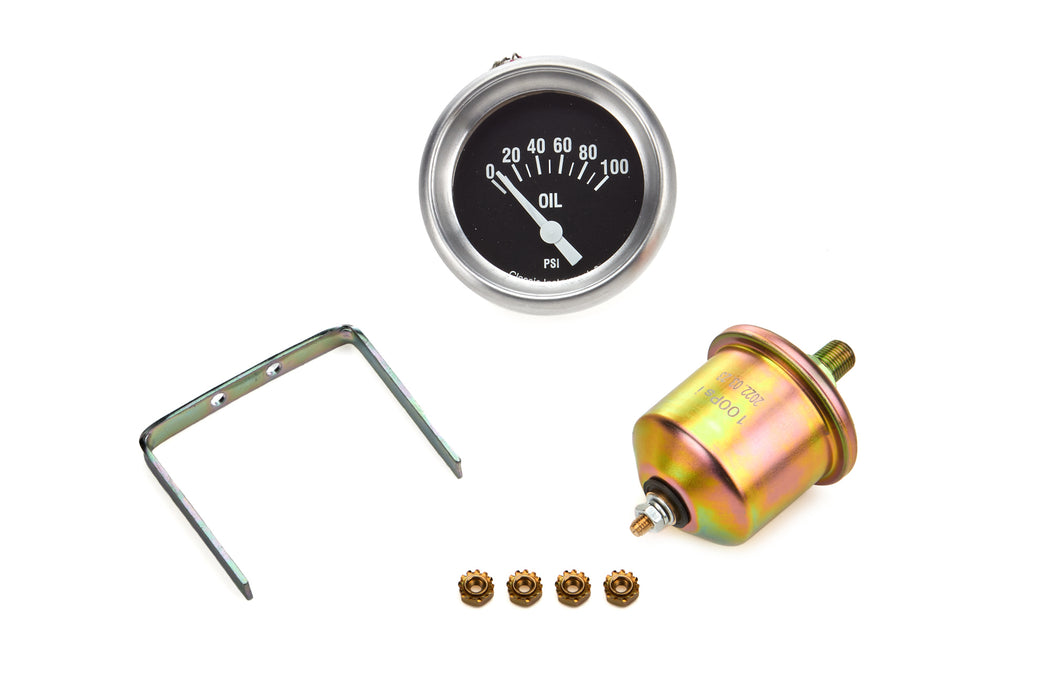 CLASSIC INSTRUMENTS HR281APF Hot Rod Oil Pressure 2-5/8 Short Sweep