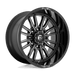 Fuel 1PC D76122201747 D761 22X12 8X170 G-BLK MILL -44MM - Truck Part Superstore