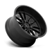 Fuel 1PC D76224208947 D762 24X12 6X135 MT-BLK-DDT -44MM - Truck Part Superstore