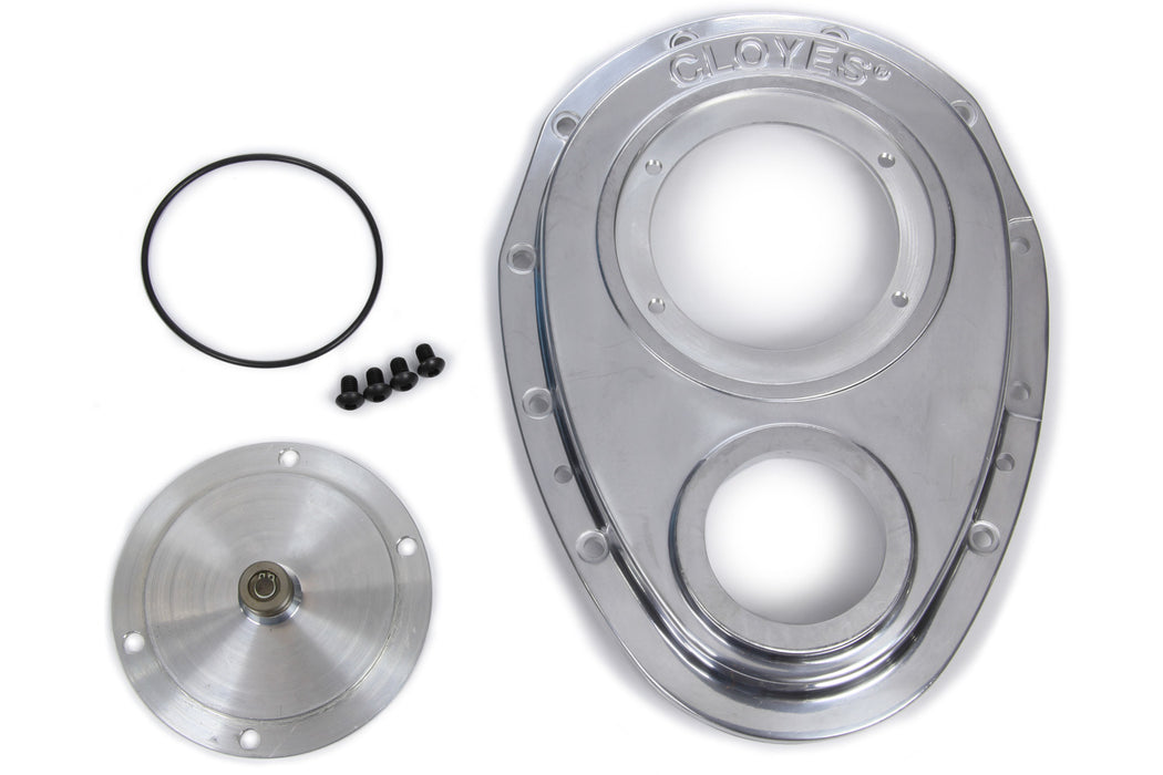 CLOYES 9-227 Aluminum Timing Cover - SBC w/BBC Snout