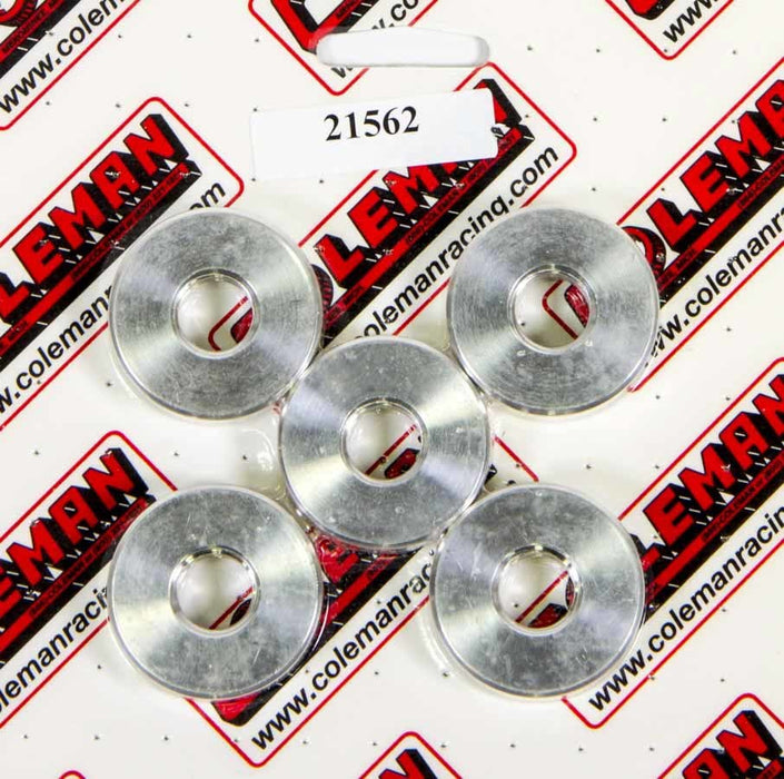 COLEMAN RACING PRODUCTS 21562 Screw On Wide 5 Wheel Spacer 1/2in- 5 pack