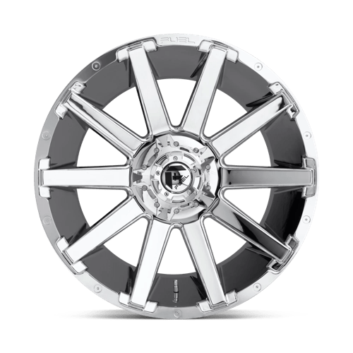 Fuel 1PC D61422001747 D614 22X10 8X170 CHR-PLATED -18MM - Truck Part Superstore