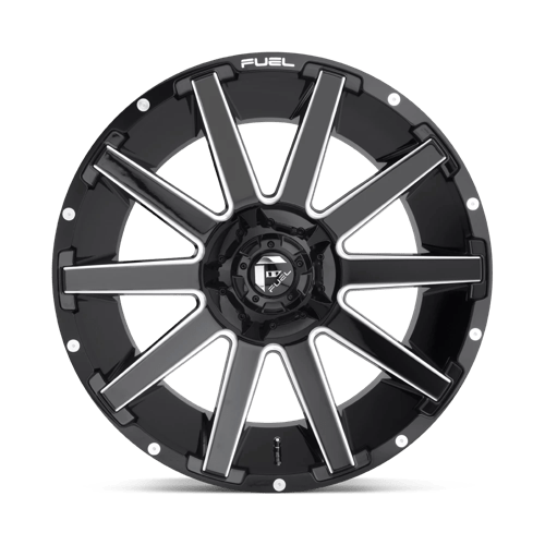 Fuel 1PC D61522007047 D615 22X10 5X5.5/150 GL-BLK-MIL -18MM - Truck Part Superstore