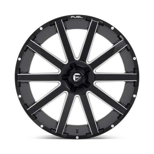 Fuel 1PC D61526209847 D615 26X12 6X135/5.5 GL-BLK-MIL -44MM - Truck Part Superstore