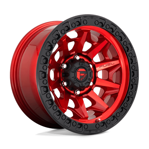 Fuel 1PC D69517908445 D695 17X9 6X5.5 GL-RED-BBR -12MM - Truck Part Superstore