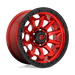 Fuel 1PC D69517901750 D695 17X9 8X170 GL-RED-BBR 1MM - Truck Part Superstore