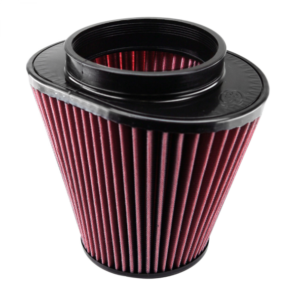 S&B CR-90020-BKJF Air Filter for Competitor Intakes AFE XX-90020 Oiled Cotton Cleanable Red S&B - Truck Part Superstore