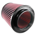 S&B CR-90021-BKJF Air Filter for Competitor Intakes AFE XX-90021 Oiled Cotton Cleanable Red S&B - Truck Part Superstore
