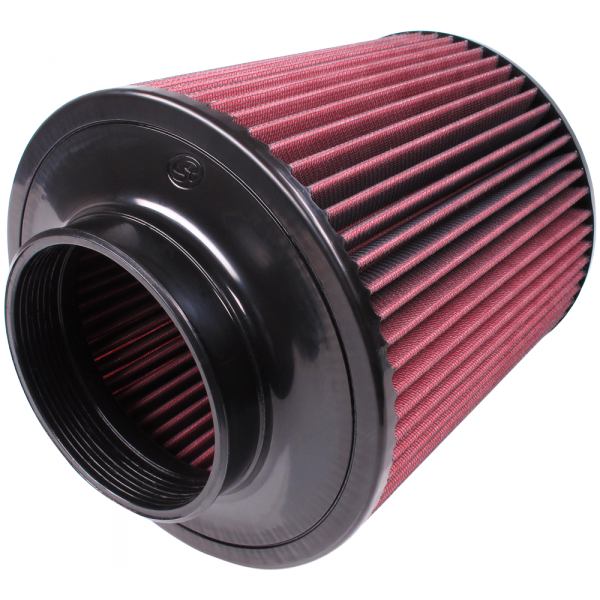 S&B CR-90028-BKJF Air Filter for Competitor Intakes AFE XX-90028 Oiled Cotton Cleanable Red S&B - Truck Part Superstore