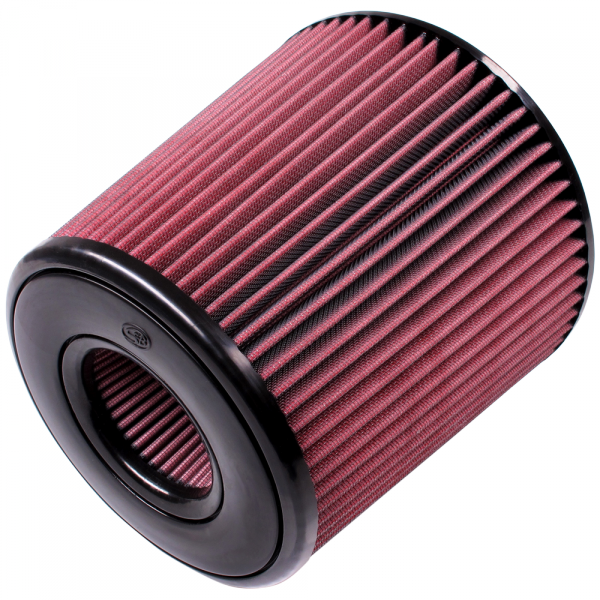 S&B CR-90028-BKJF Air Filter for Competitor Intakes AFE XX-90028 Oiled Cotton Cleanable Red S&B - Truck Part Superstore