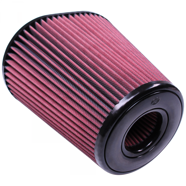 S&B CR-90037-BKJF Air Filter for Competitor Intakes AFE XX-90037 Oiled Cotton Cleanable Red S&B - Truck Part Superstore