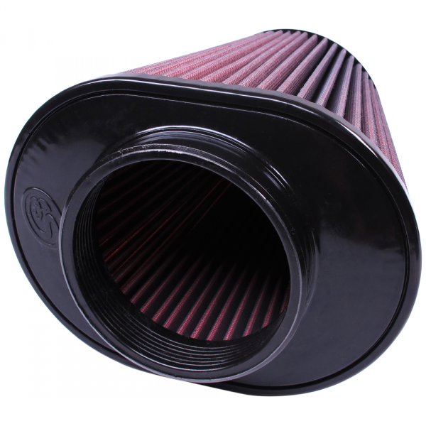 S&B CR-90037-BKJF Air Filter for Competitor Intakes AFE XX-90037 Oiled Cotton Cleanable Red S&B - Truck Part Superstore