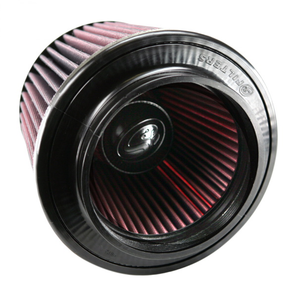 S&B CR-90038-BKJF Air Filter for Competitor Intakes AFE XX-90038 Oiled Cotton Cleanable Red S&B - Truck Part Superstore