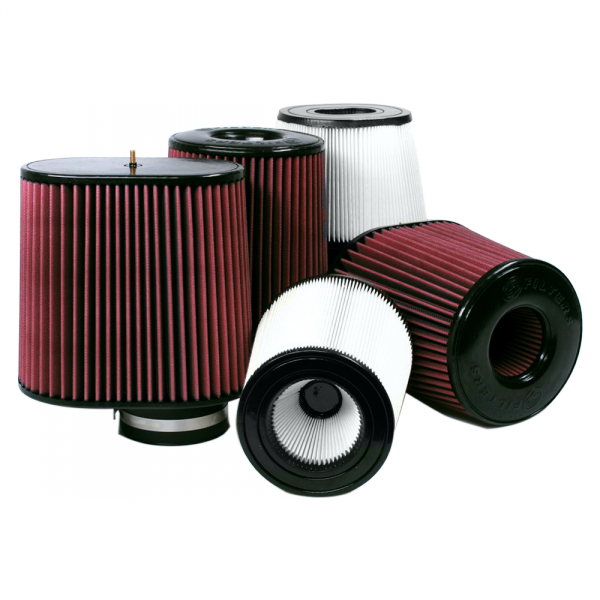 S&B CR-91002D-BKJF Air Filters for Competitors Intakes AFE XX-91002 Dry Disposable White S&B - Truck Part Superstore