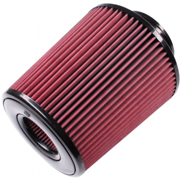 S&B CR-91002-BKJF Air Filter for Competitor Intakes AFE XX-91002 Oiled Cotton Cleanable Red S&B - Truck Part Superstore
