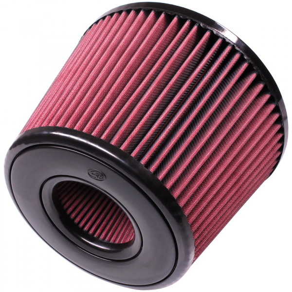 S&B CR-91035-BKJF Air Filter for Competitor Intakes AFE XX-91035 Oiled Cotton Cleanable Red S&B - Truck Part Superstore