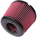 S&B CR-91035-BKJF Air Filter for Competitor Intakes AFE XX-91035 Oiled Cotton Cleanable Red S&B - Truck Part Superstore