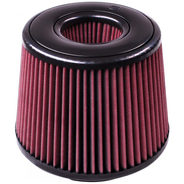 S&B CR-91035-BKJF Air Filter for Competitor Intakes AFE XX-91035 Oiled Cotton Cleanable Red S&B - Truck Part Superstore