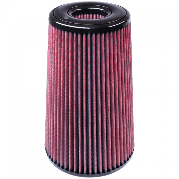 S&B CR-91036-BKJF Air Filter for Competitor Intakes AFE XX-91036 Oiled Cotton Cleanable Red S&B - Truck Part Superstore