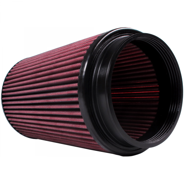S&B CR-91039-BKJF Air Filter for Competitor Intakes AFE XX-91039 Oiled Cotton Cleanable Red S&B - Truck Part Superstore