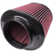 S&B CR-91044-BKJF Air Filter for Competitor Intakes AFE XX-91044 Oiled Cotton Cleanable Red S&B - Truck Part Superstore