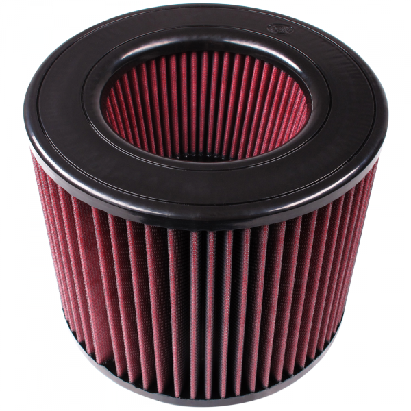 S&B CR-91046-BKJF Air Filter for Competitor Intakes AFE XX-91046 Oiled Cotton Cleanable Red S&B - Truck Part Superstore