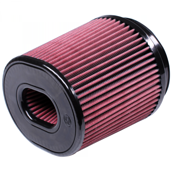 S&B CR-91050-BKJF Air Filter for Competitor Intakes AFE XX-91050 Oiled Cotton Cleanable Red S&B - Truck Part Superstore