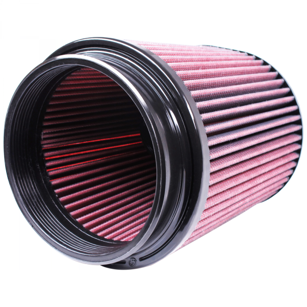 S&B CR-91050-BKJF Air Filter for Competitor Intakes AFE XX-91050 Oiled Cotton Cleanable Red S&B - Truck Part Superstore