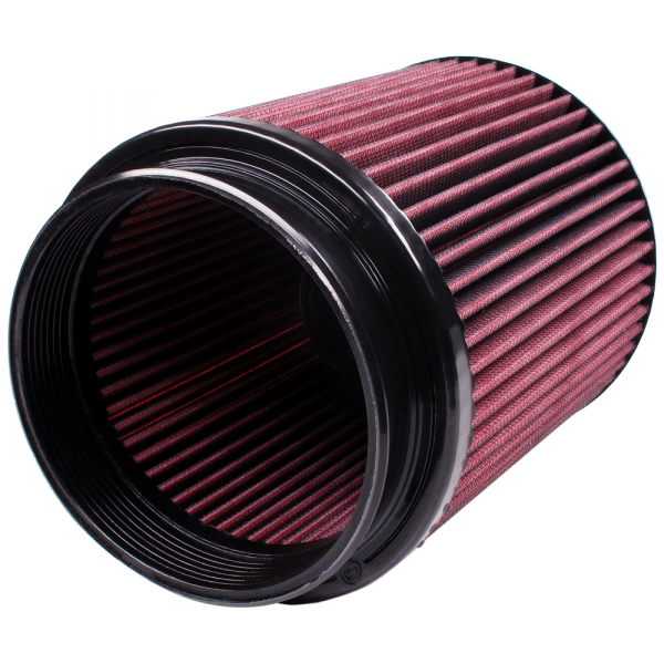S&B CR-91051-BKJF Air Filter for Competitor Intakes AFE XX-91051 Oiled Cotton Cleanable Red S&B - Truck Part Superstore