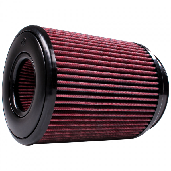 S&B CR-91051-BKJF Air Filter for Competitor Intakes AFE XX-91051 Oiled Cotton Cleanable Red S&B - Truck Part Superstore